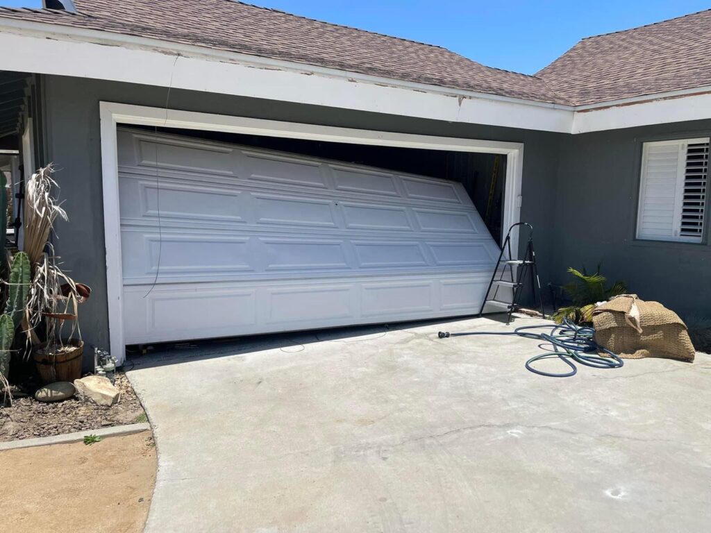 Off Track Garage door